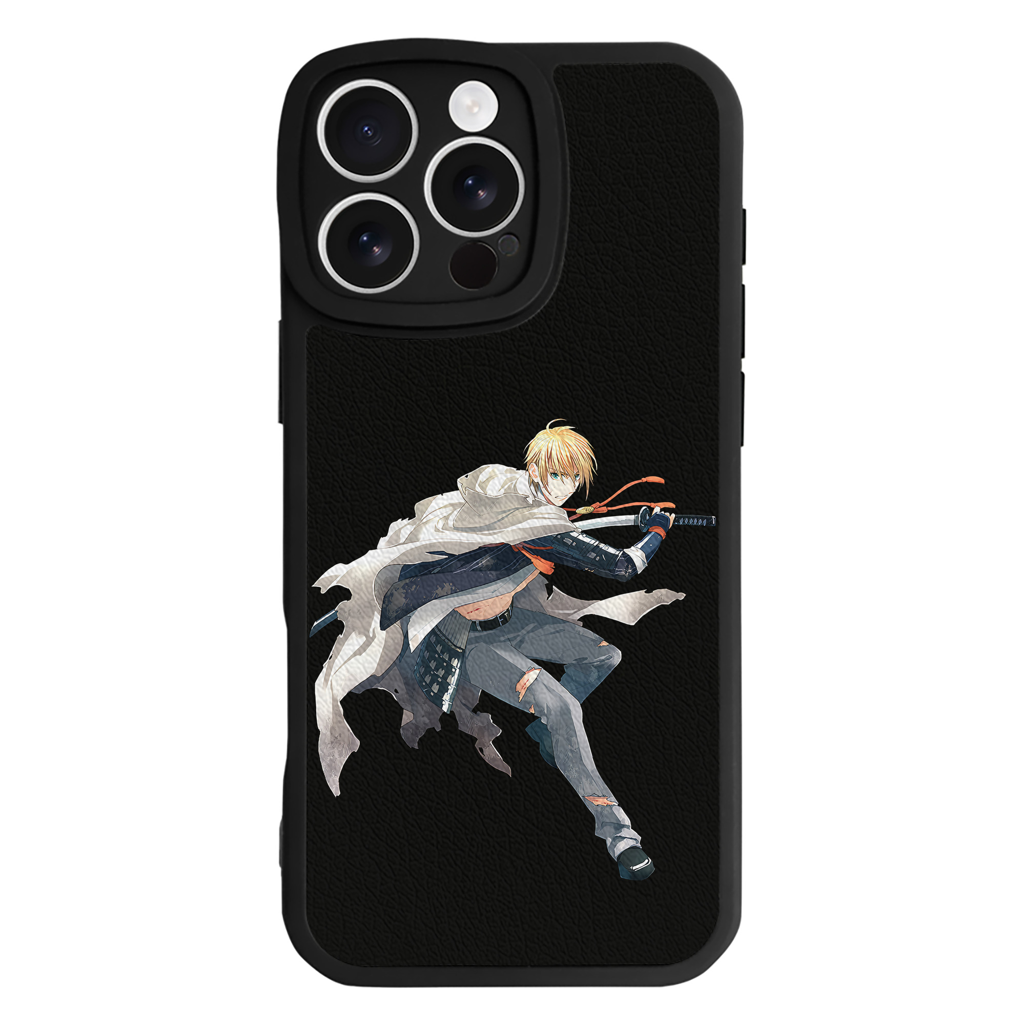 （画像用） 刀剣乱舞 Touken Ranbu 【iPhone 16シリーズ対応】シリコンスマホケース（レザー調） 材質：シリコン